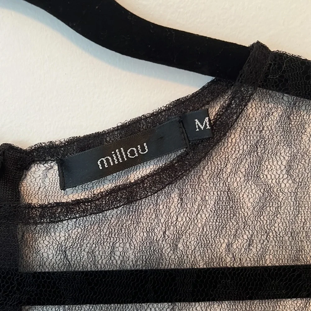 Millau Black Mini Dress - Picture 3 of 3